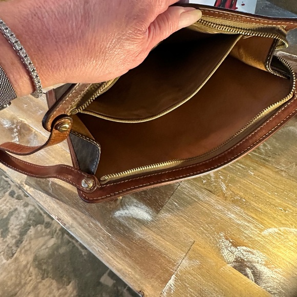 ‼️Final Sale‼️Celine Leather and Canvas Clutch/ Wristlet GUC - Picture 11 of 16